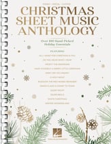 Christmas Sheet Music Anthology piano sheet music cover